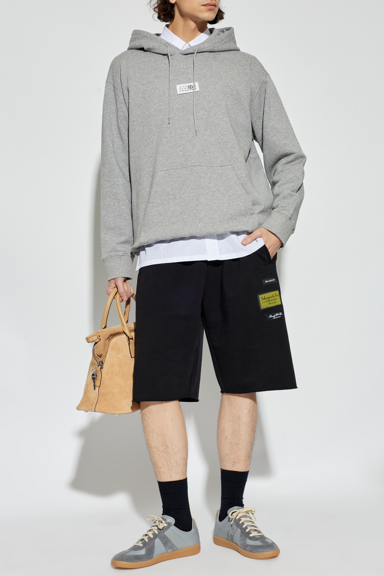 MM6 Maison Margiela Shorts with logo | Men's | Vitkac